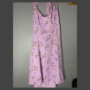 Forever 21 lavender halter skater dress